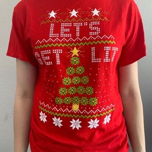 Let’s Get Lit Christmas shirt!